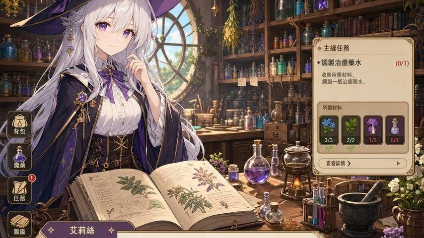 魔女秘药 任务推进 页面配图 4