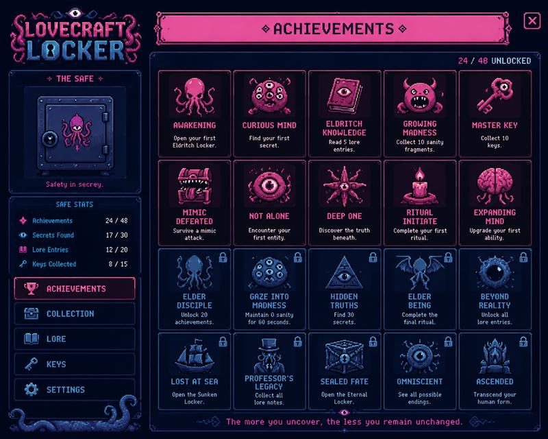Lovecraft Locker 支线内容 画面