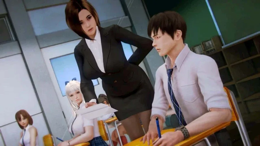 二次元老婆学院_Waifu Academy 操作界面 资料图