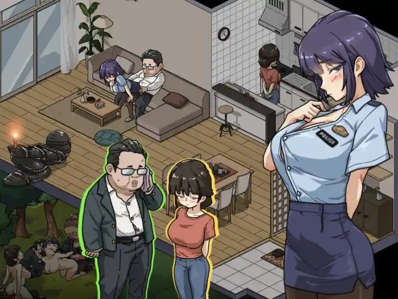 极道无赖EX 女警鮎川光 剧情互动 玩法截图 7