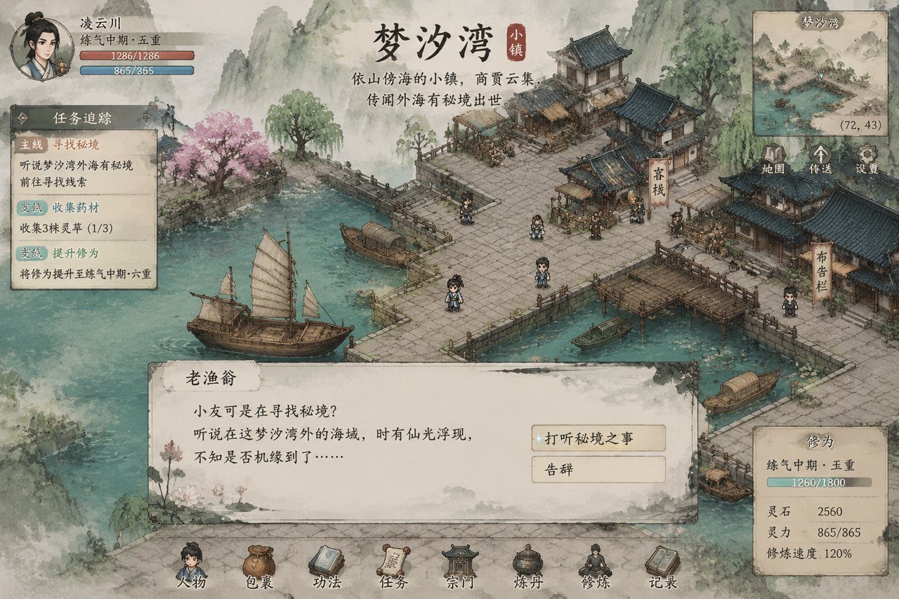 谪仙索欢录 玩法展示 玩法截图 2