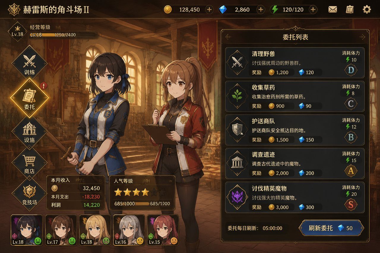 赫雷斯的角斗场Ⅱ 技能搭配 页面配图 1