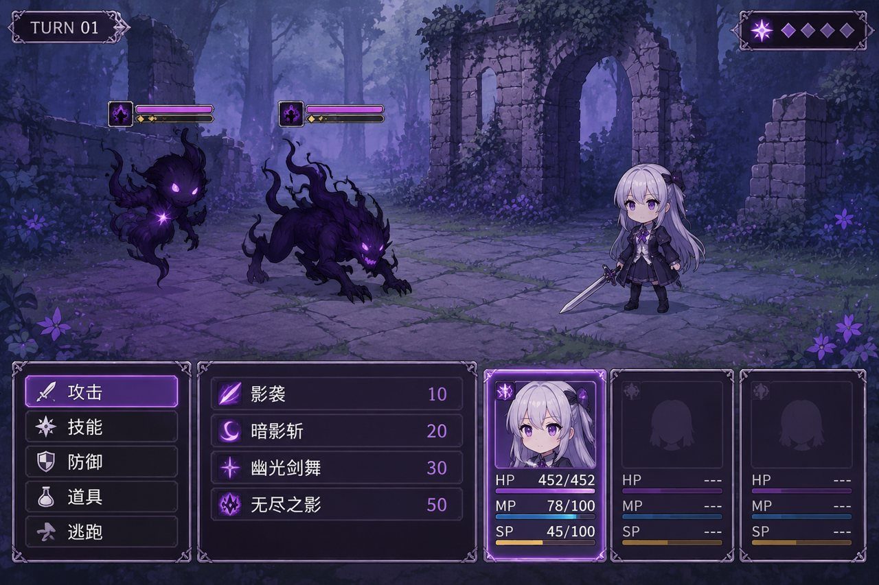 光与影的二重身 操作界面 实机截图 3