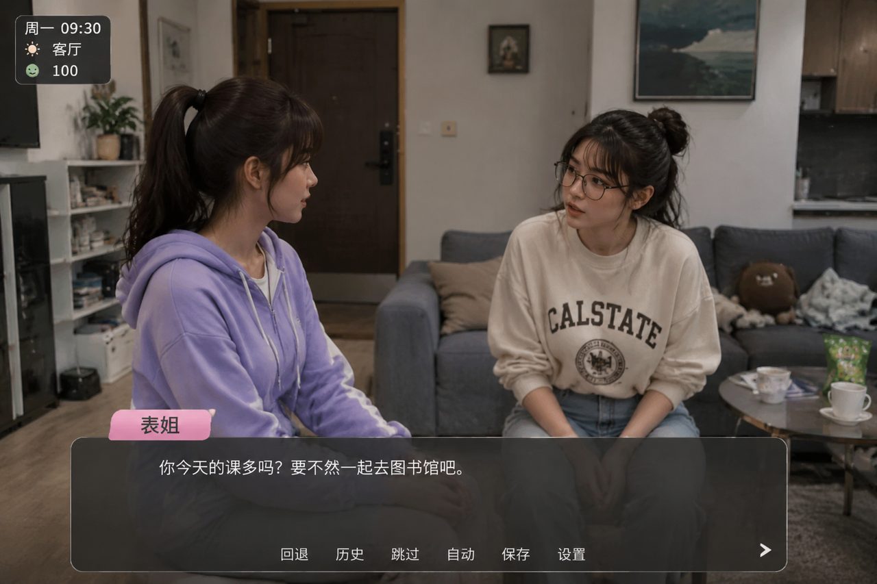 我的可爱表姐 角色路线 场景图 4